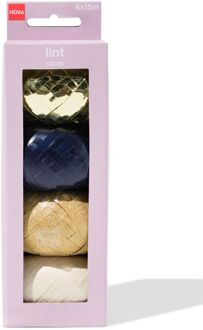 Hema Lint 15m goud - 4 stuks