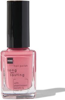 Hema Long lasting nagellak 011 hearbreaker rouge (lichtroze)
