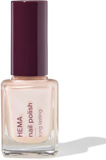 Hema Long lasting nagellak 101 girl with pearl (lichtroze)