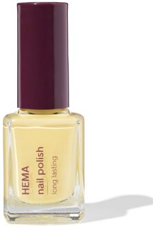 Hema Long lasting nagellak 1028 vanilla cream (lichtgeel)