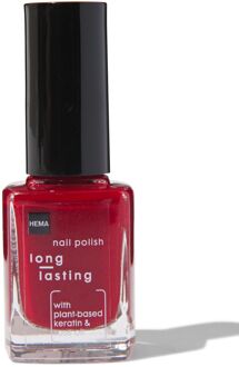 Hema Long lasting nagellak 213 perfect plum (rood)