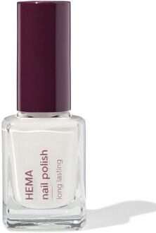 Hema Long lasting nagellak 402 milkmaid (wit)
