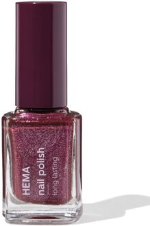 Hema Long lasting nagellak 56 maroon shimmer