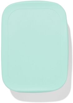 Hema Lunchbox 18.9x14.3x5.8cm rvs lichtblauw
