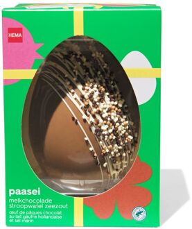 Hema Luxe chocolade ei melk stroopwafel en zeezout