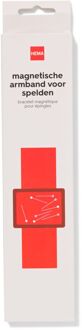 Hema Magneetarmband voor spelden 24x5.5cm siliconen (blauw)
