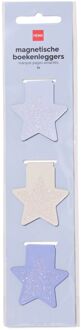Hema Magnetische boekenleggers sterren - 3 stuks (multi)