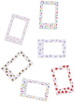 Hema Magnetische fotoframes confetti - 6 stuks