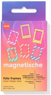 Hema Magnetische fotoframes streep - 6 stuks