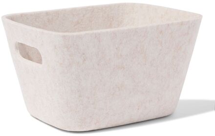 Hema Mand 20x12cm vilt beige