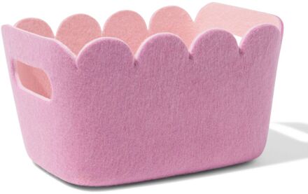 Hema Mand 20x12cm vilt paars