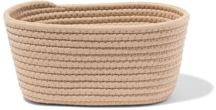 Hema Mand 23x11cm touw beige-bruin