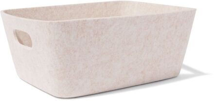 Hema Mand 33x14cm vilt beige