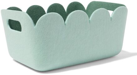 Hema Mand 33x14cm vilt lichtgroen