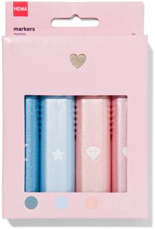 Hema Markers metallic - 4 stuks