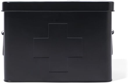 Hema Medicijnbox klein zwart 14.5x23x16 (zwart)