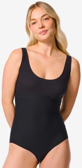 Hema Medium corrigerende damesbody second skin zwart (zwart) - XL