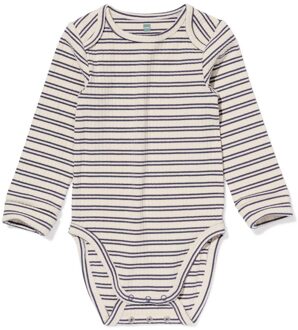 Hema Meegroeiromper ecovero™ strepen gebroken wit (gebroken wit) - 86/92