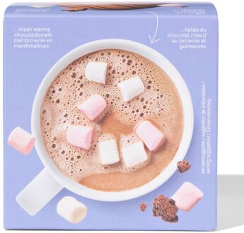 Hema Melkchocolade choco bomb met brownie en marshmallows 45g