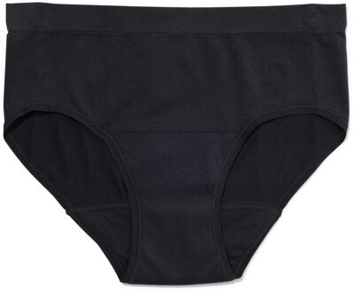 Hema Menstruatiehipster naadloos lichte absorptie zwart (zwart) - XL