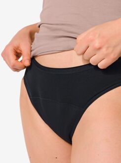 Hema Menstruatieslip katoen hoge absorptie zwart (zwart) - XS