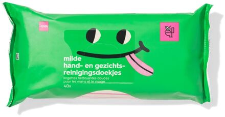 Hema Milde hand- en gezichtsreinigingsdoekjes - 40 stuks
