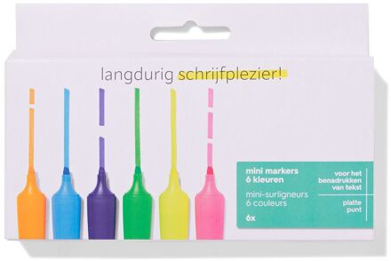 Hema Mini markers - 6 stuks