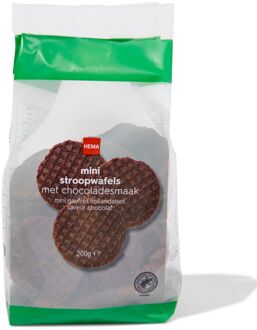 Hema Mini stroopwafels met chocoladesmaak 200g