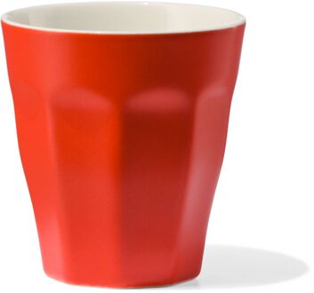 Hema Mok 250ml Mirabeau aardewerk mat oranje (rood)
