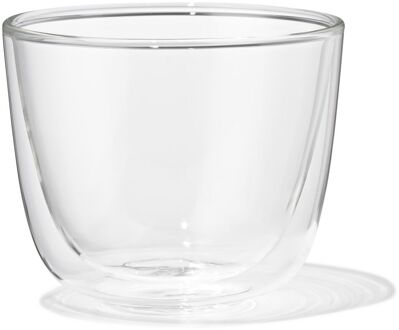 Hema Mok 350ml borosilicaatglas dubbelwandig (transparant)