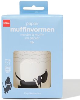Hema Muffinvormen papier - 12 stuks (multi)