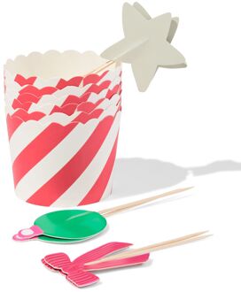 Hema Muffinvormen papier kerst - 6 stuks