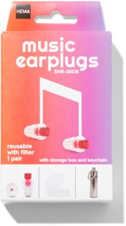 Hema Muziek oordopjes 7-10mm - 2 stuks