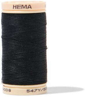 Hema Naaigaren katoen 500m zwart (zwart)