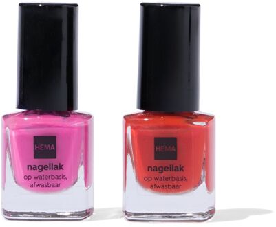 Hema Nagellak kids op waterbasis - 2 stuks (multi)