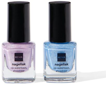 Hema Nagellak kids op waterbasis - 2 stuks (multi)