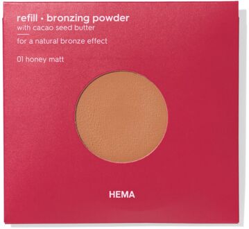 Hema Navulling bronzer 01 honey matt
