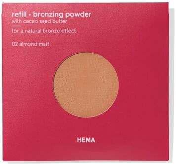 Hema Navulling bronzer 02 almond matt