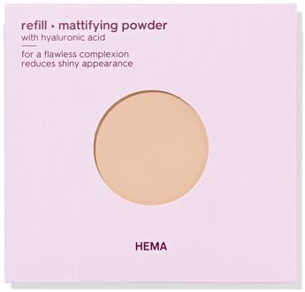 Hema Navulling mattifying powder 18 soft sand