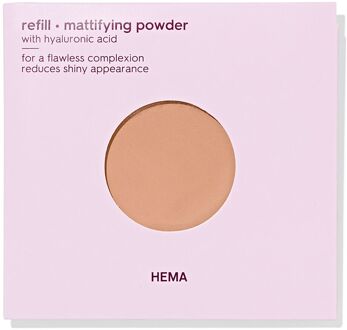 Hema Navulling mattifying powder 20 warm honey