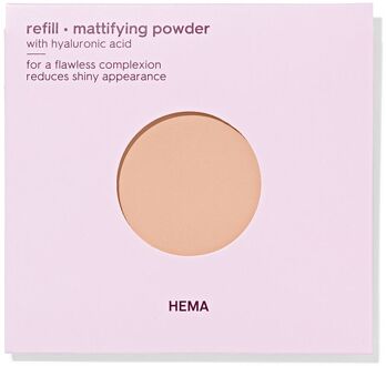 Hema Navulling mattifying powder 22 cream rose