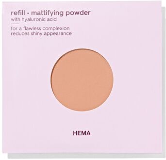Hema Navulling mattifying powder 23 warm beige