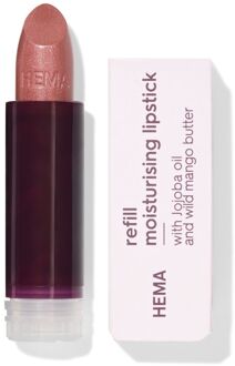 Hema Navulling moisturising lipstick 26 wacky walnut - satin (lichtbruin)
