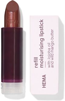 Hema Navulling moisturising lipstick 35 chocolate chip - satin (chocoladebruin)