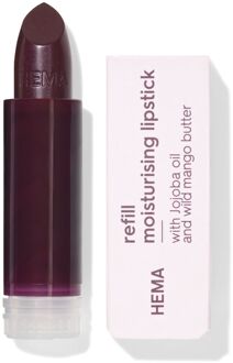 Hema Navulling moisturising lipstick 46 powerful plum - crystal (paars)