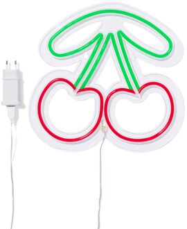 Hema Neon led-lamp 29x30cm kersen