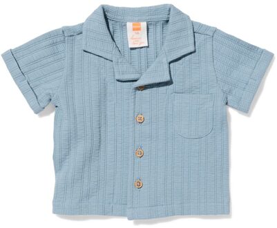 Hema Newborn blouse jersey blauw (blauw) - 80