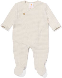 Hema Newborn boxpakje met voetjes ecru (ecru) - 74