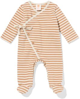 Hema Newborn boxpakje strepen bruin (bruin)