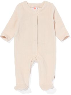 Hema Newborn boxpakje velours rib ecru (ecru) - 68